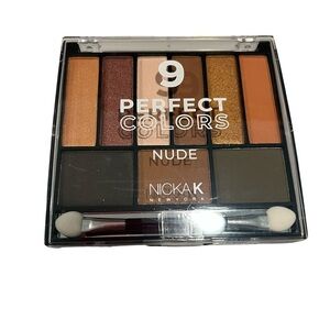 NICKAK NY. 9-Color Eyeshadow Palette - Nude Warm Tones. NWOT-Sealed.